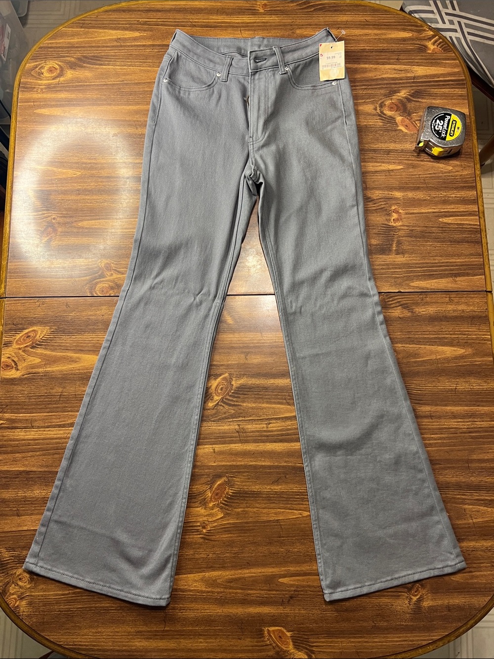 Divided Women's Flare Jeans in Gray. Tall long 31 inseam